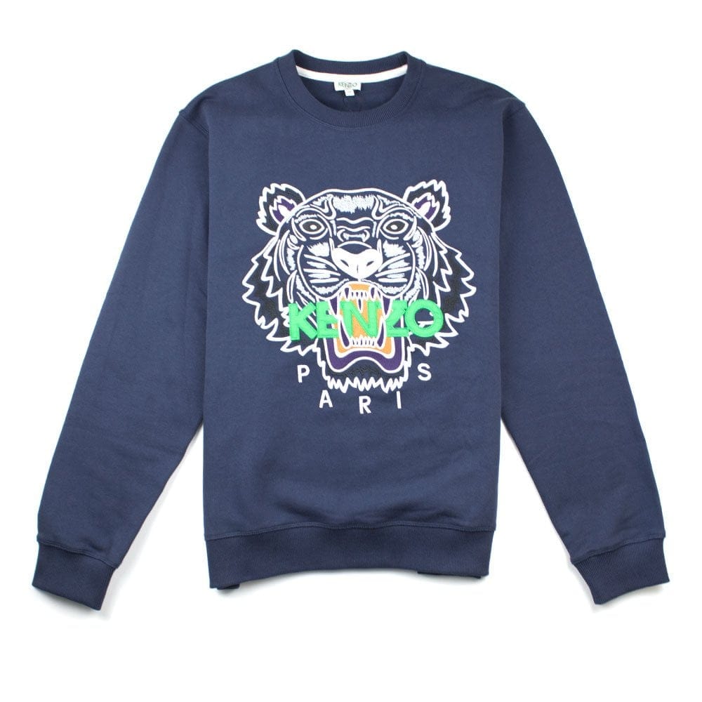 Kenzo Tiger Sweatshirt Navy ONU – Onu Designer Wear
