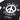 Love Moschino Black Peace Posse T-Shirt