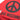 Love Moschino Red Peace Sign Jumper