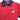 Moncler Junior Contrast Collar Short Sleeve Polo Shirt Red/Navy