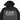 EA7 Junior Large Logo Pullover Hoody Black/Grey