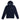 Armani Jeans Fleece Leather Logo Hoody Navy - onu-outlet