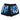 Love Moschino Underwear Foil Swim Shorts Black/Blue