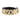 Moschino Couture Gold Logo Calfskin Belt Black