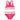 Moncler Junior Logo Band Bikini Swimsuit Pink