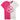 Moncler Junior Split Logo T-shirt Pink