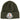 Moncler Large Logo Beanie Hat Dark Green