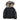 Moncler Junior New Byron Fur Coat Black