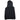 Moncler Junior Front Zip Logo Hoodied Sweatshirt Black 999