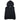 Moncler Junior Front Zip Logo Hoodied Sweatshirt Black 999