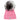 Moncler Cable Knit Pom Pom Beanie Pink