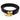 Vivienne Westwood Orb Buckle Belt Black/Gold