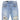 Balmain Slim Cut Ripped Cotton Jeans Denim