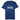 Emporio Armani Tencel Blend T-shirt With Felt Lettering Navy