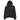 Moncler Tricolour Accent Zip-up Hoodie Black