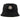 Moncler Logo Satin Bucket Hat Black 999